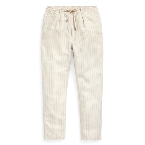 POLO Ralph Lauren Twill Striped Cream Pant NEW with tags - Picture 3 of 4